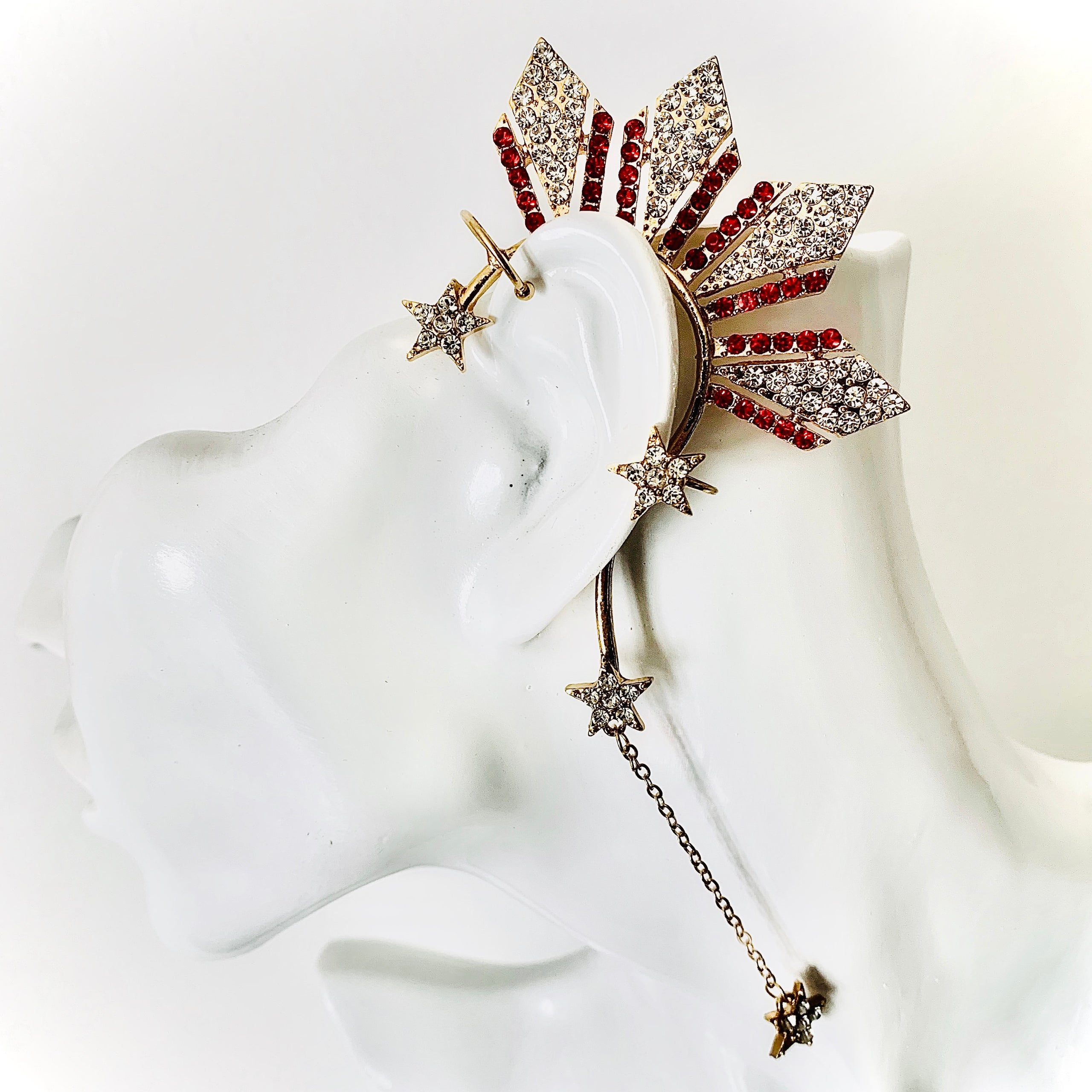 Three stars and a sun ear cuff shop